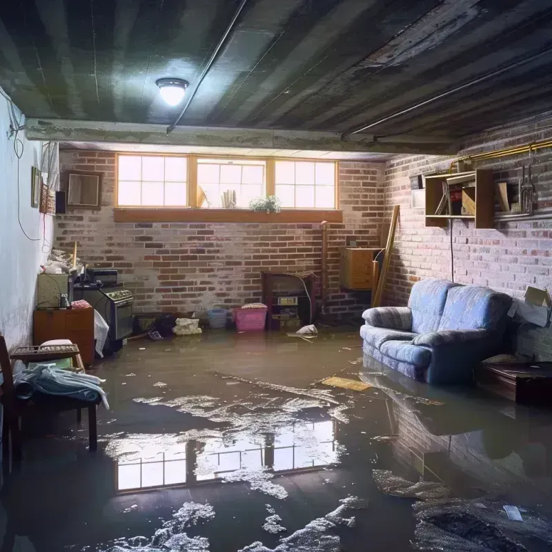 Flooded Basement Cleanup in McNairy County, TN